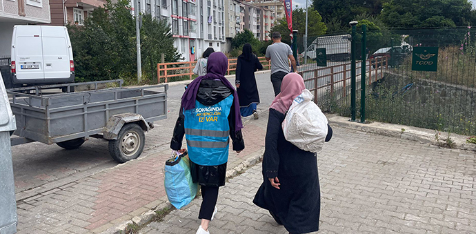 Ak Parti Havza İlçe Gençlik Kollarında Pazar Yardımı