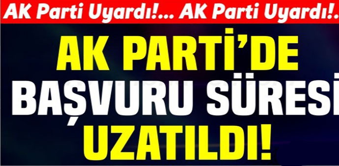 AK Parti’de Belediye Meclis Üyeliğine 23 Müracaat
