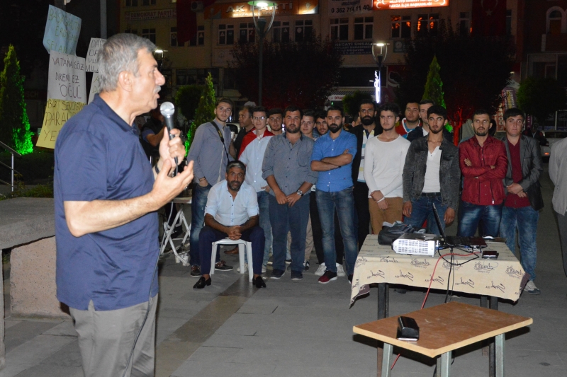 Ak Partili Vekiller Havza’da Nöbete Katıldı