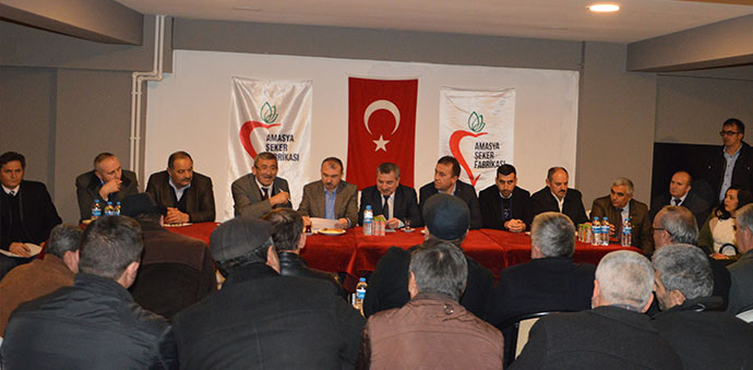 Amasya Şeker Fabrikasından Çiftçilere Bilgilendirme Toplantısı