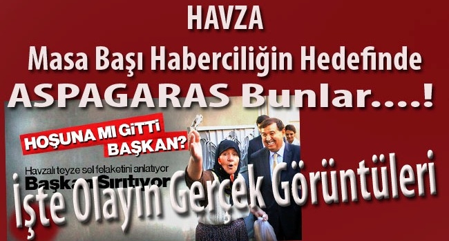 Samsun\'un Havza İlçesinde işte O Görüntüler