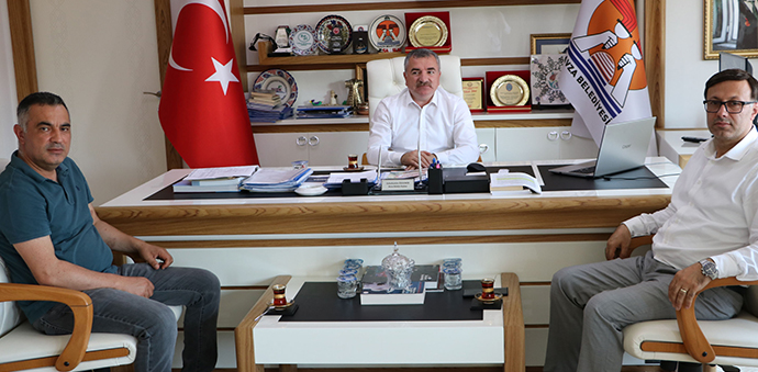 Arkoz Gazbeton Genel Müdürü Çelik’ten Başkan Özdemir’e ziyaret
