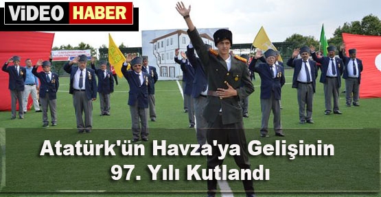 Atatürk\'ün Havza\'ya Gelişinin 97. Yılı Kutlandı-Video Haber