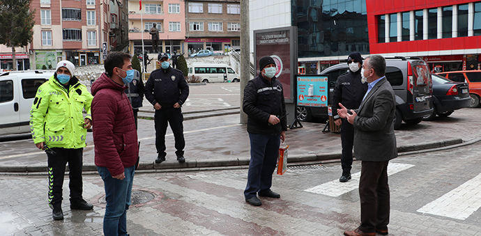 Başkan Özdemir’dan Polislere Ziyaret