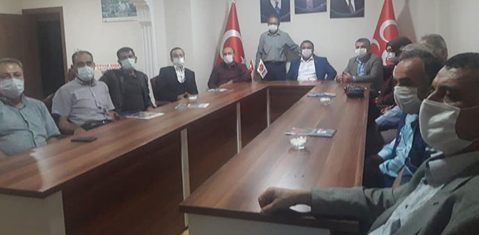 Başkan Özdemir’den MHP’ye Ziyaret