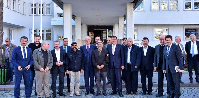Başkan YILMAZ Havza’da Çöken Yolu İnceledi
