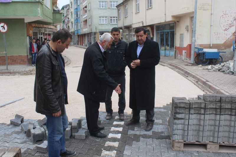 Başkan Yol Çalışmalarını İnceledi
