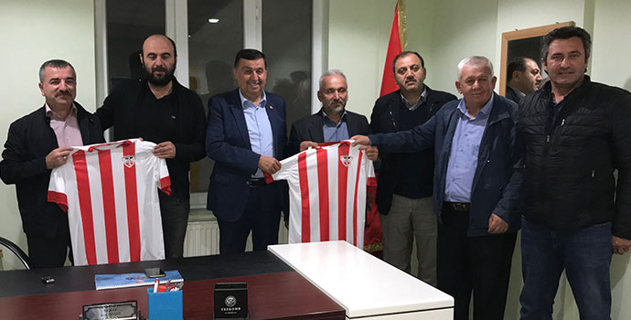 Başkanlardan Havza Belediyespor’a Ziyaret