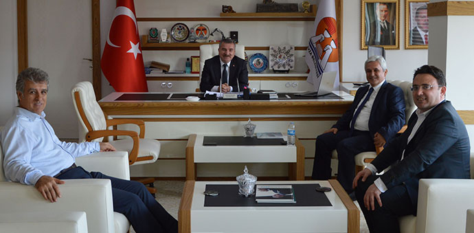 BELEDİYE BAŞKANI ÖZDEMİR'E ZİYARET