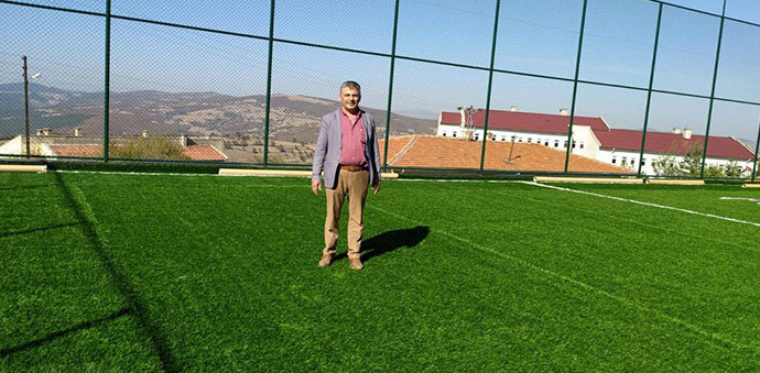 Çakıralan’da Sentetik Çim Saha Faaliyete Girdi