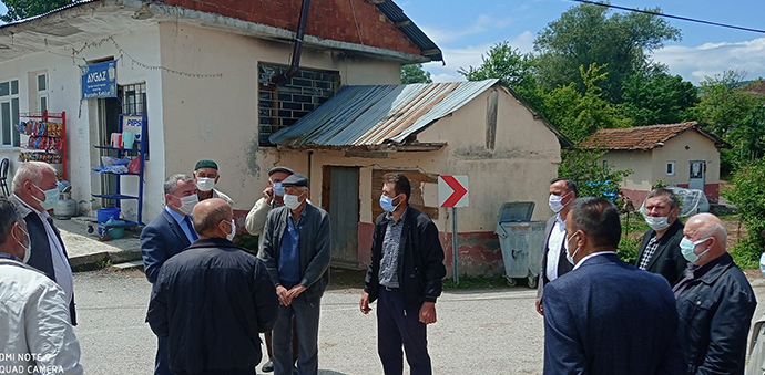 Çayırözü Mahallesinde Afat Kurbanı Kesildi