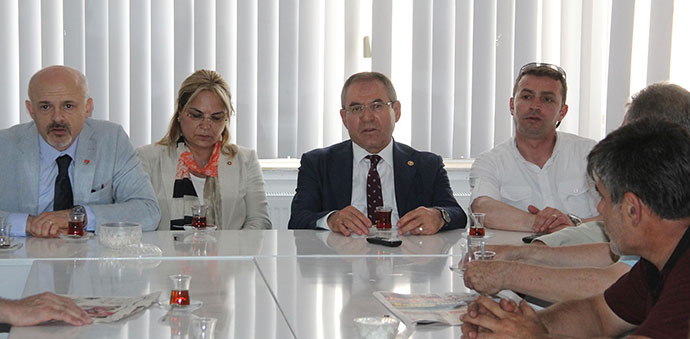 CHP Havza İlçe Başkanlığında Bayramlaşma