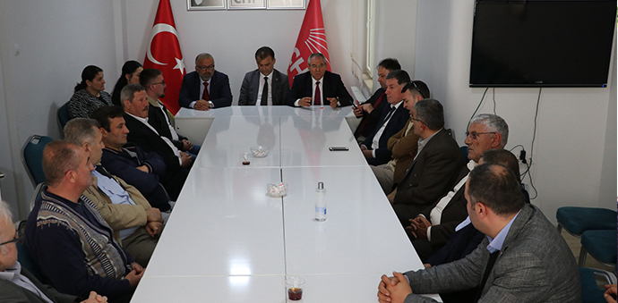 CHP Havza İlçe Başkanlığında Bayramlaşma