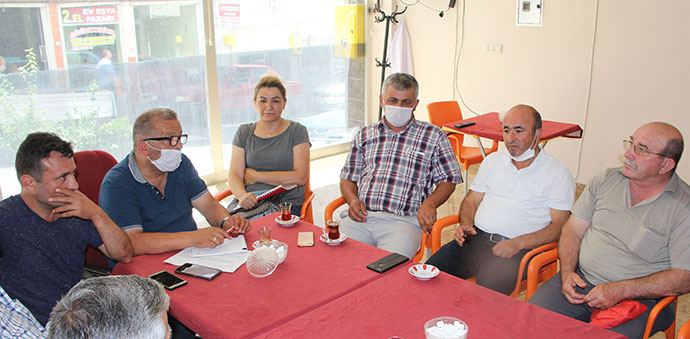 CHP İlçe Yönetimi Muhtarlarla Buluştu