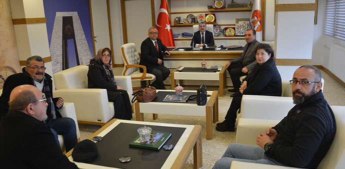 CHP İlçe Yönetiminden Başkan Özdemir’e Ziyaret