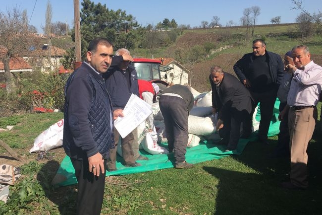 Çiftçilere 2 Ton Nohut Tohumu Dağıtıldı