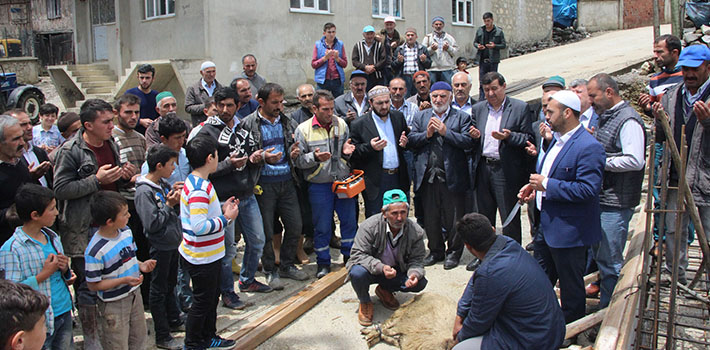 Çiftlik Mahallesinde Kur’an Kursu Temeli Atıldı