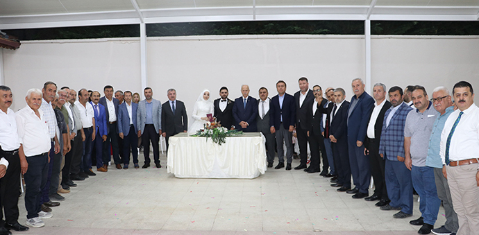 Cumhur İttifakı Temsilcileri Havza’da Nikahta Bir Araya Geldi