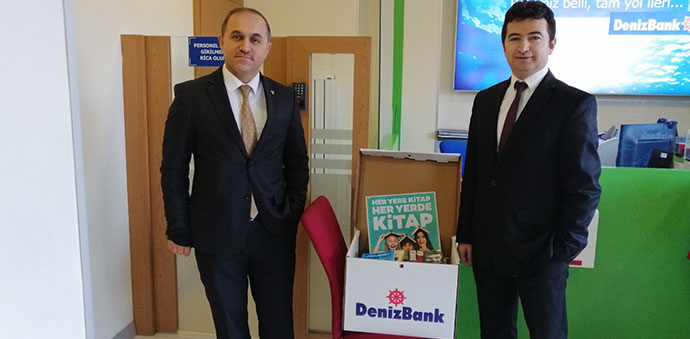 Denizbank Havza Şubesinden Kitap Desteği