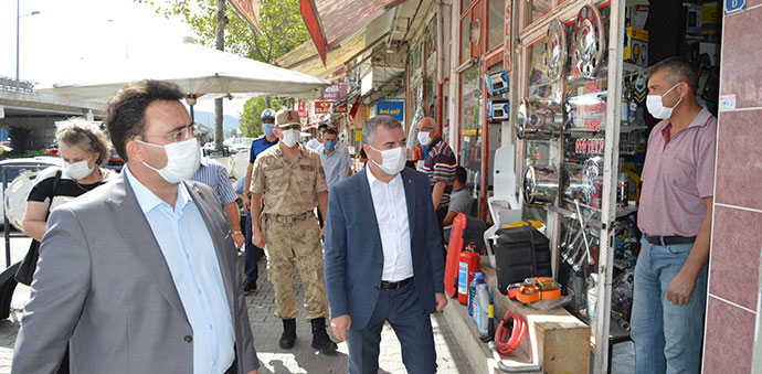Dörtyol Mevkisinde Maske Denetimi Yapıldı