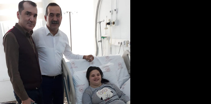Down Sendromlu Merve insanlara örnek oluyor