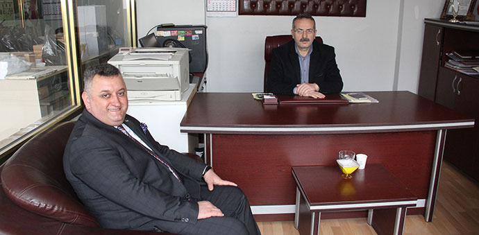 DP Belediye Başkan Adayı Saat’ten Gazetemize Ziyaret