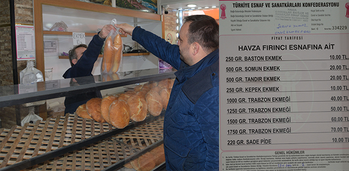 Ekmekte Gramaj Ve Fiyatlarında Güncelleme Yapıldı