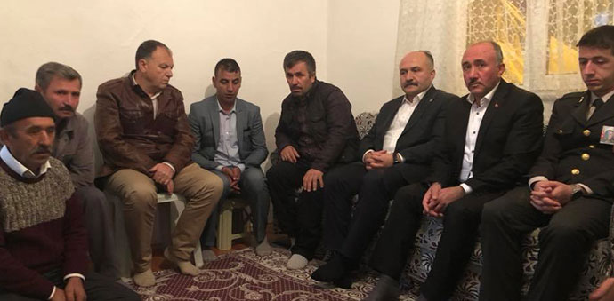 Erhan Usta, Şehit Ailesini Ziyaret Etti