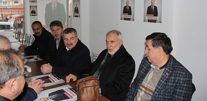Erhan Usta’nın Seçim Bürosuna Ziyaret