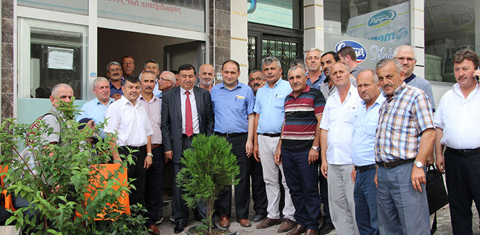 Eyüp Çakır Havza Muhtarları Derneğini Ziyaret Etti