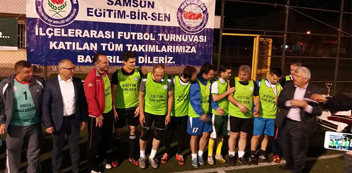 Futbol Turnuvasının Şampiyonu Havza Eğitim Bir Sen