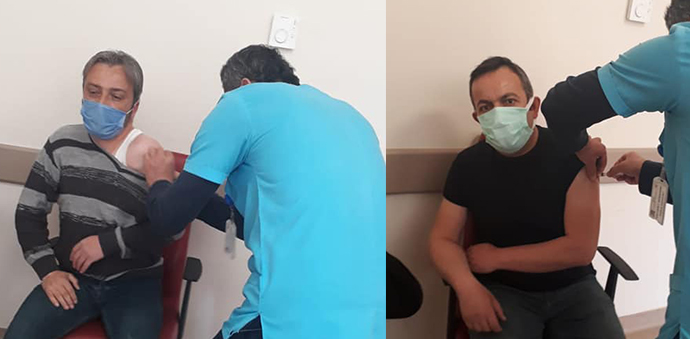 Gazetemiz Çalışanları Aşılarını Oldu