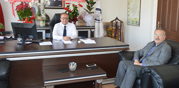 Gazetemizden Kaymakam Nayman'a Ziyaret