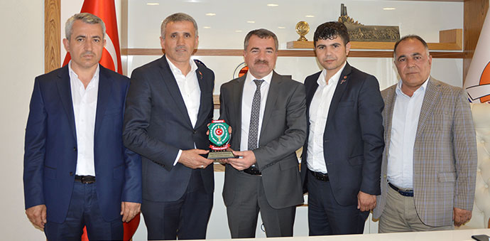 Gazilerden Başkan Özdemir’e Ziyaret