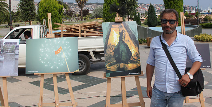 Haber Resimlerimiz Samsun'da Sergilendi