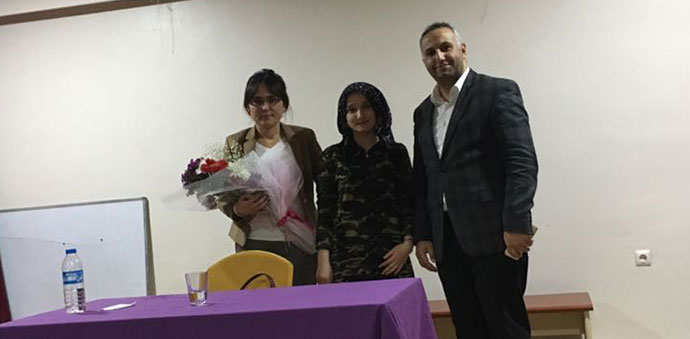 Hakime Elçim Akkaya’dan Kız Öğrencilerine Meslek Eğitimi