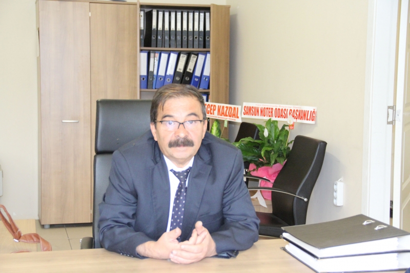 Havza 1 Nolu Noteri Görevine Başladı