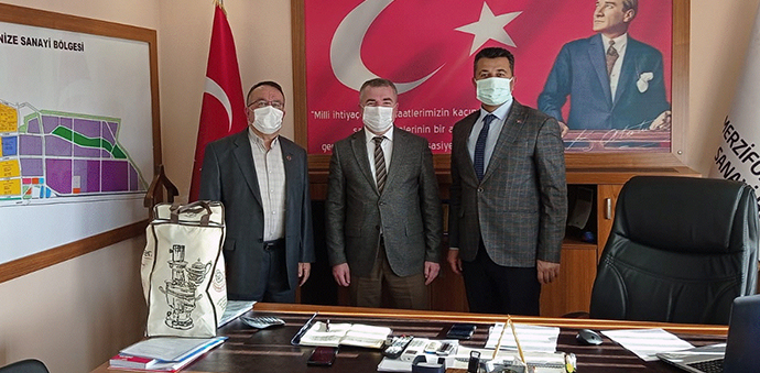 Havza Belediye Başkanı Özdemir’den Merzifon OSB’ye ziyaret