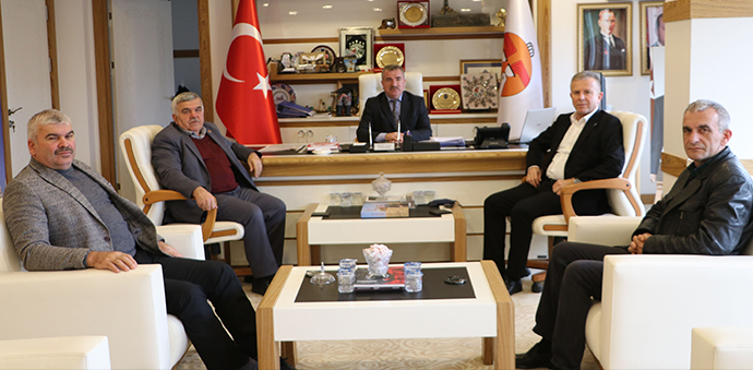 Havza Belediye Başkanı Özdemir’e Ziyaret