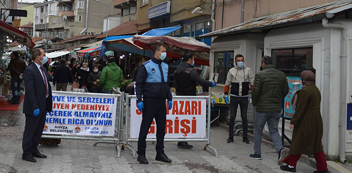 Havza Belediyesi 30 Bin Maske Dağıttı