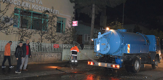 Havza Belediyesi Cadde Ve Sokak Yıkama Çalışmaları