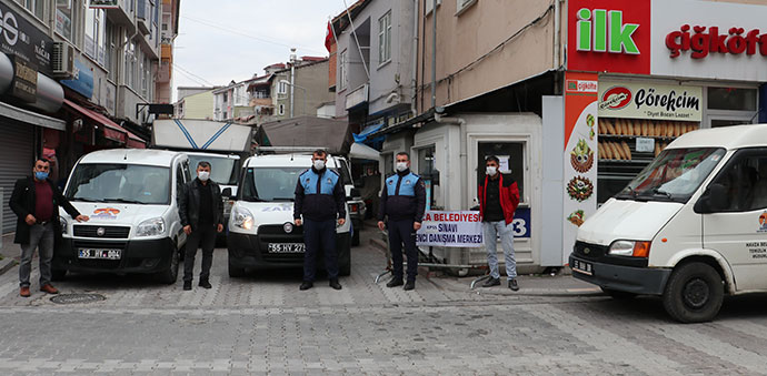 Havza Belediyesi KPSS İçin Adaylara Araç Tahsis Etti