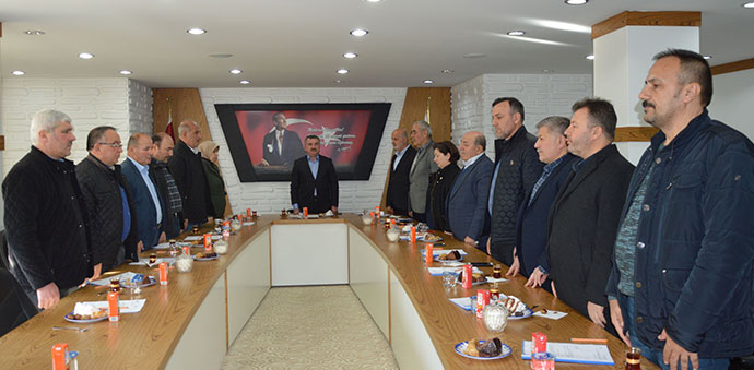 Havza Belediyesi Meclisinde Şehitler Unutulmadı