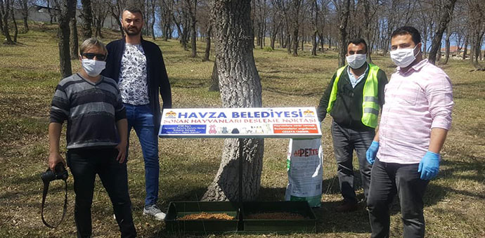 Havza Belediyesi Sokak Hayvanlarını Unutmadı