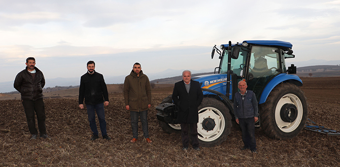 Havza Belediyesinden Deneme Ekimi Yapıldı