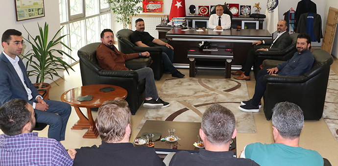 Havza Belediyespor Yeni Yönetiminden Kaymakam Nayman’a ziyaret