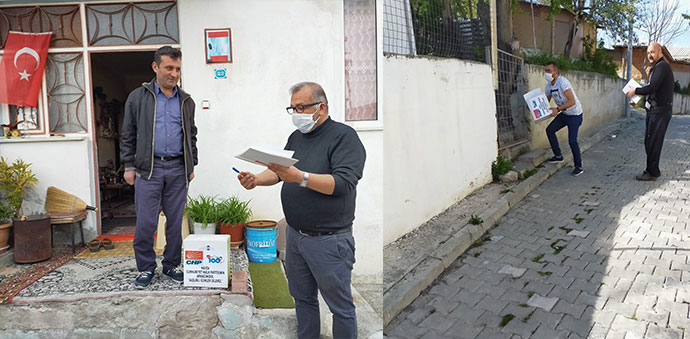 Havza CHP Yönetimi Yardımları Sahiplerine Ulaştırdı