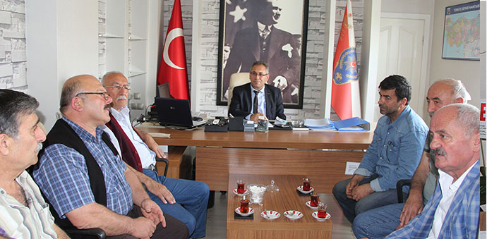 Havza Emniyeti Muhtarları Bilgilendirdi