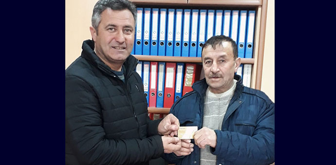 Havza Esnafına TESK Kart Dağıtılıyor