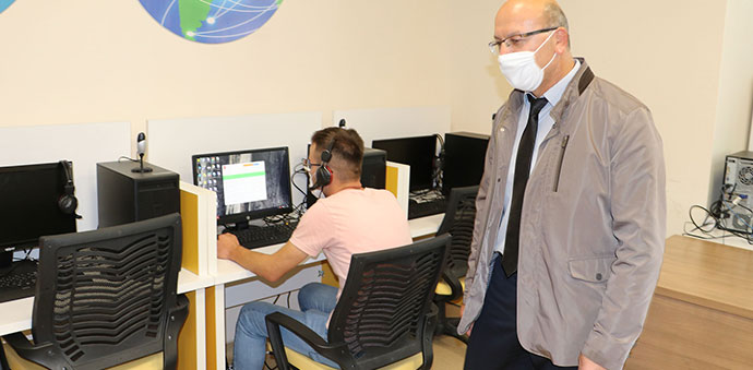 Havza Gençlik Merkezinde EBA Erişim Merkezi Oluşturuldu